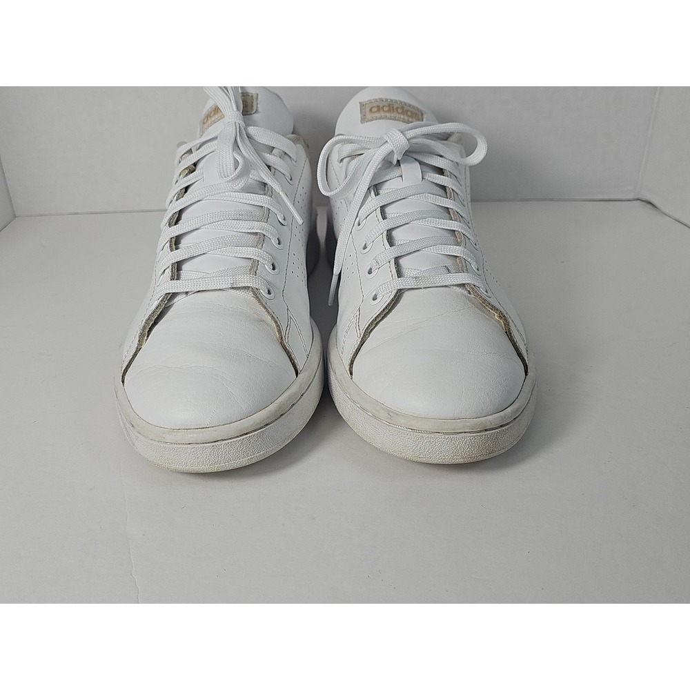 adidas Women's Advantage Sneaker 9.5‎ White Copper Metallic - Picture 13 of 16